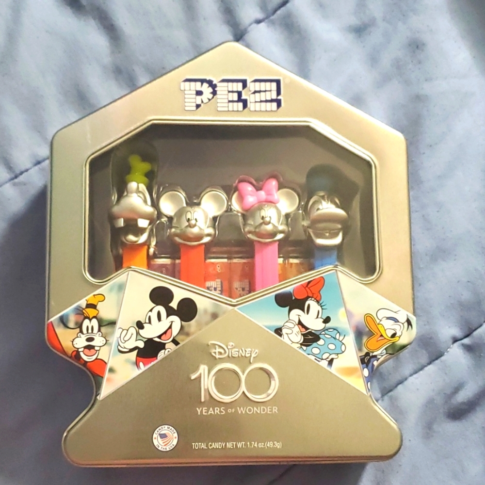 : Disney 100 Years of Wonder PEZ Dispenser & Refills 4pc set Sealed collection